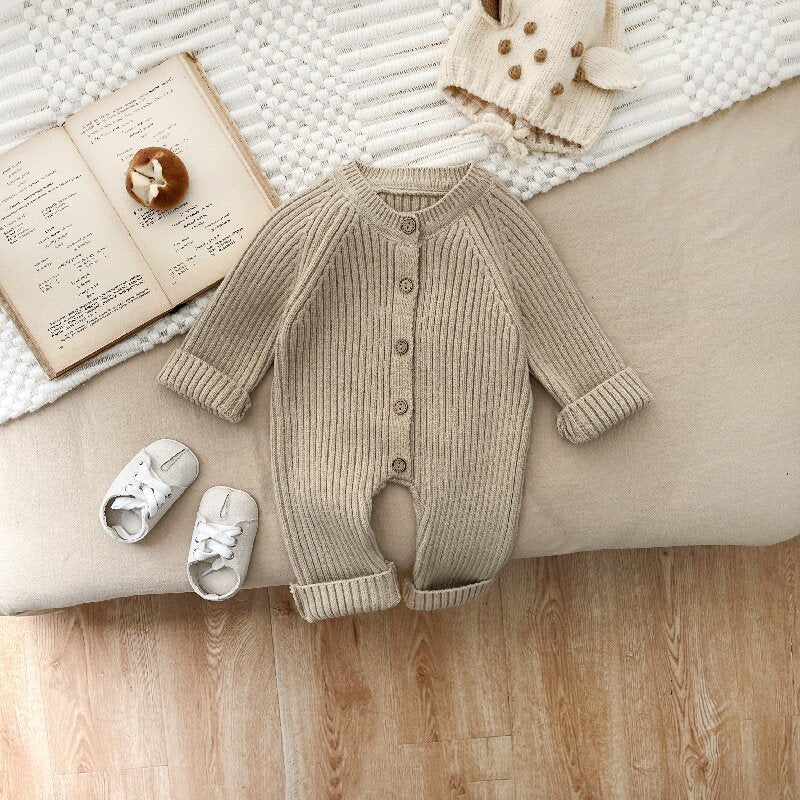 Elegante Gebreide Baby Playsuit