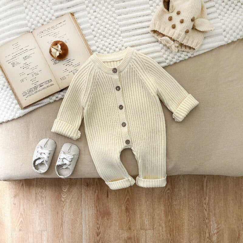 Elegante Gebreide Baby Playsuit