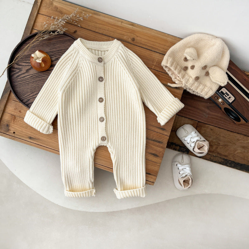 Elegante Gebreide Baby Playsuit